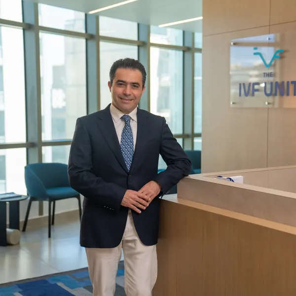 Portrait of Dr. Houssam Abdel Reda, founder of The IVF Unit